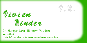 vivien minder business card